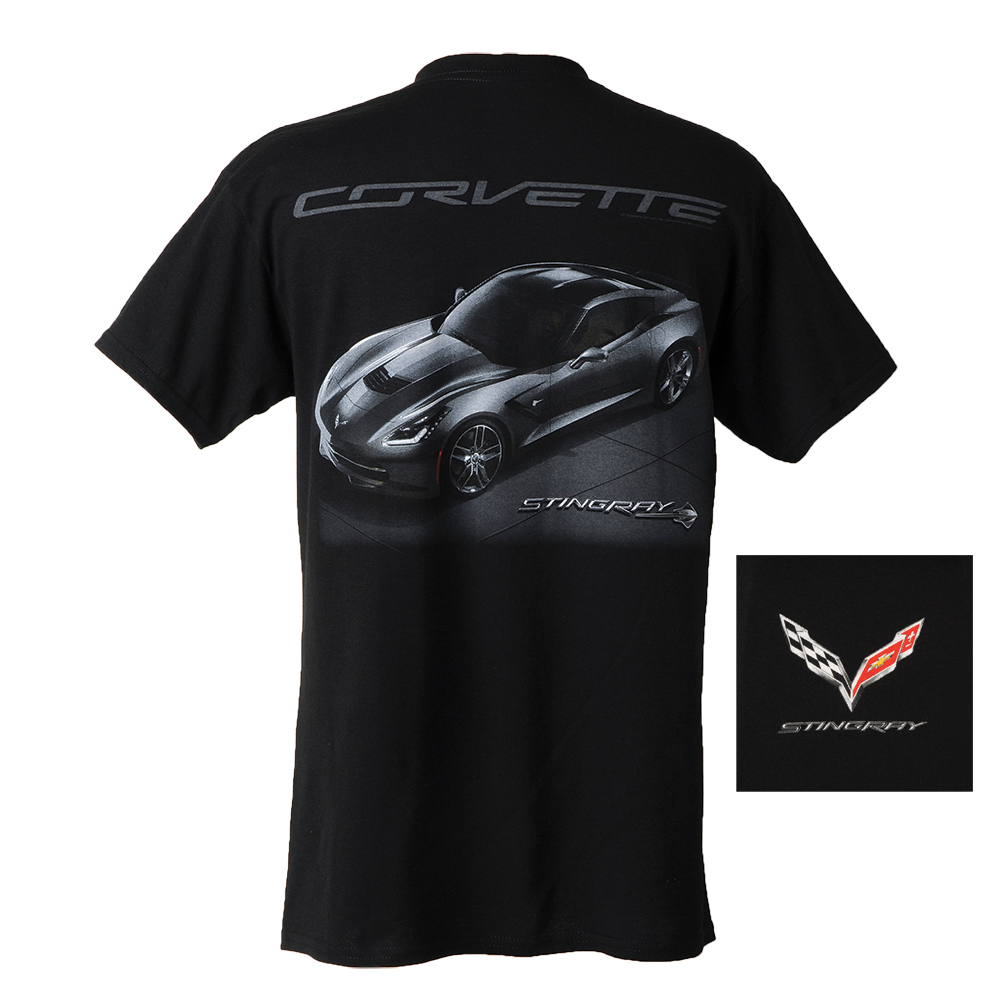 C7 Corvette Stingray T-shirt : Black