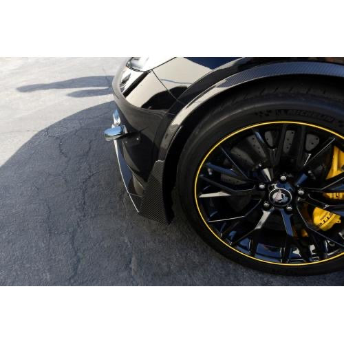 Corvette Front Bumper Canards For GM Splitter - Carbon Fiber : C7 Z06