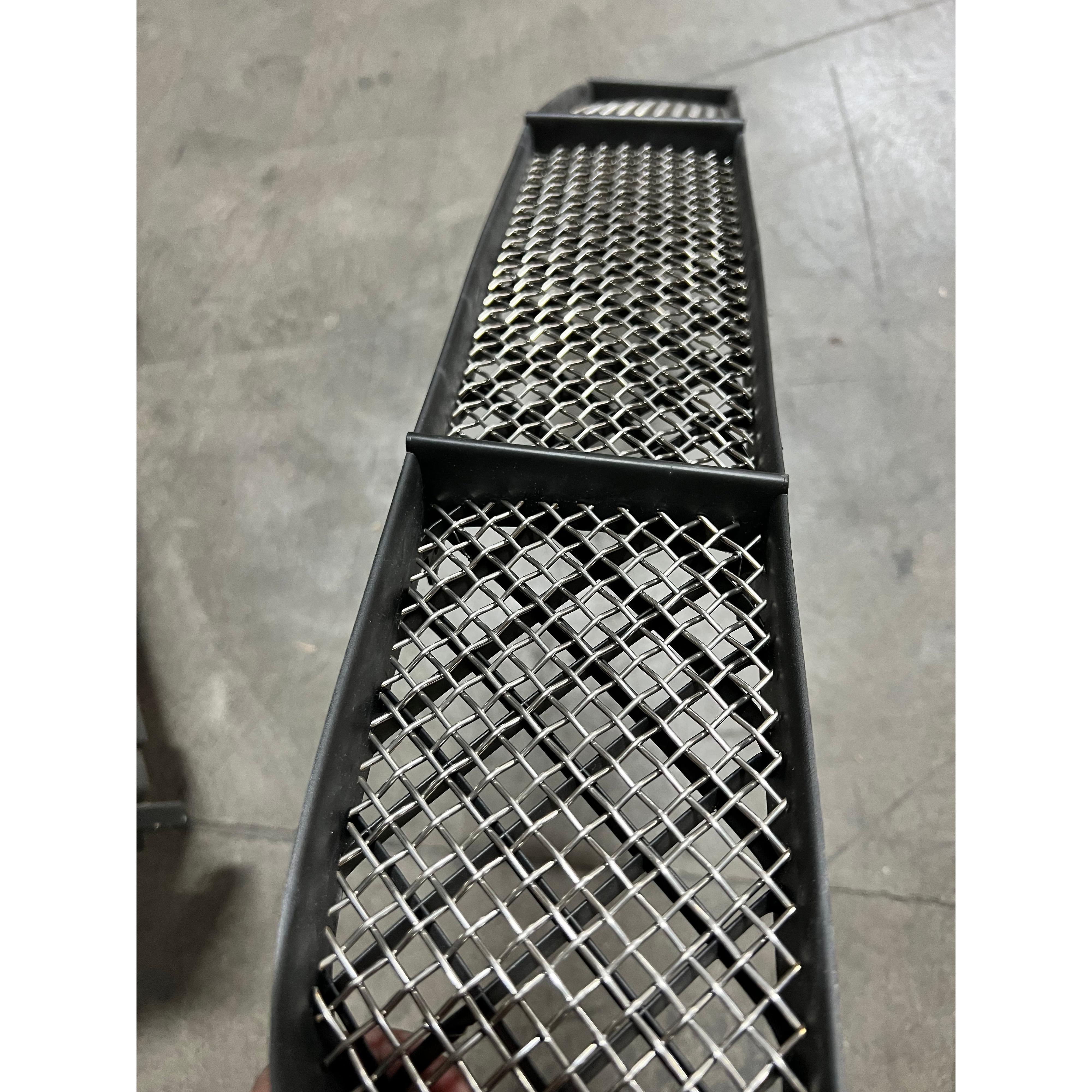 Corvette RaceMesh 4-Chamber Lower Valance Grille : 2009-2013 ZR1 only - Stainless Steel