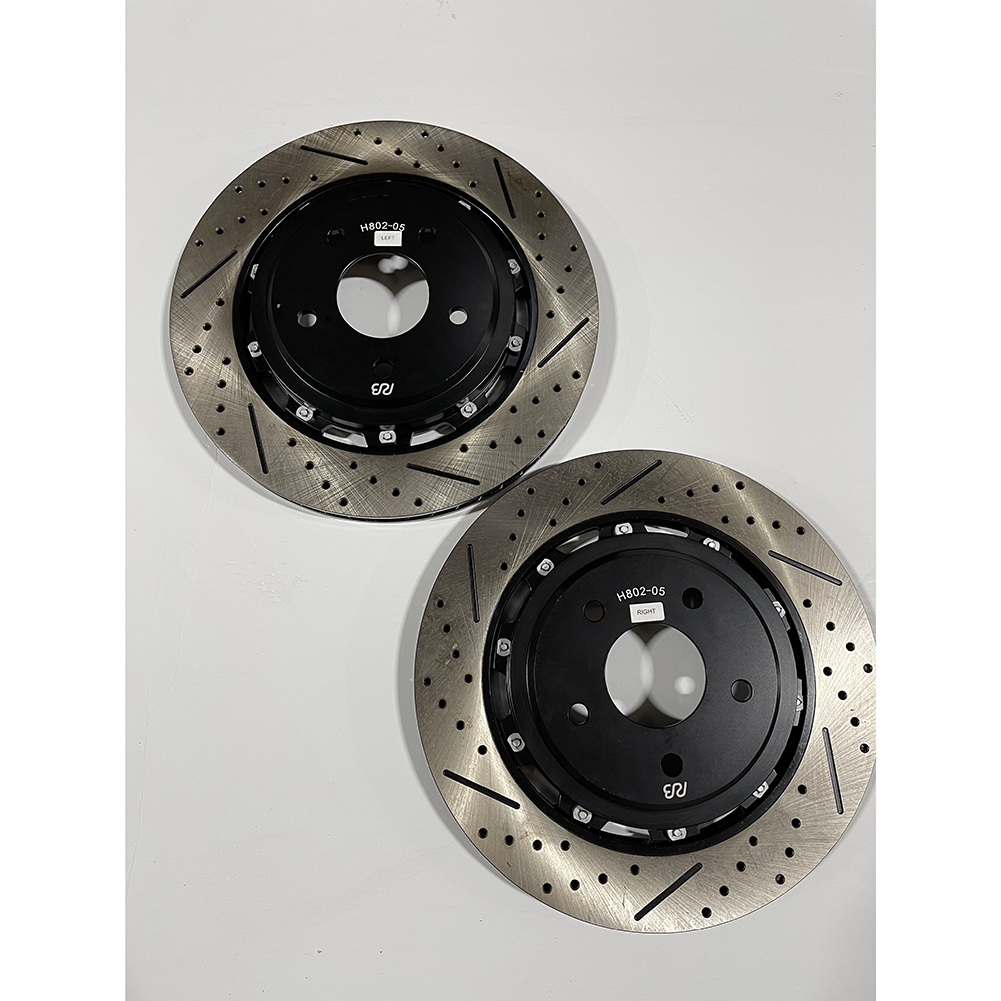 Corvette Rotors Drilled and Slotted Racing Brake : 2006-2013 C6 Z06