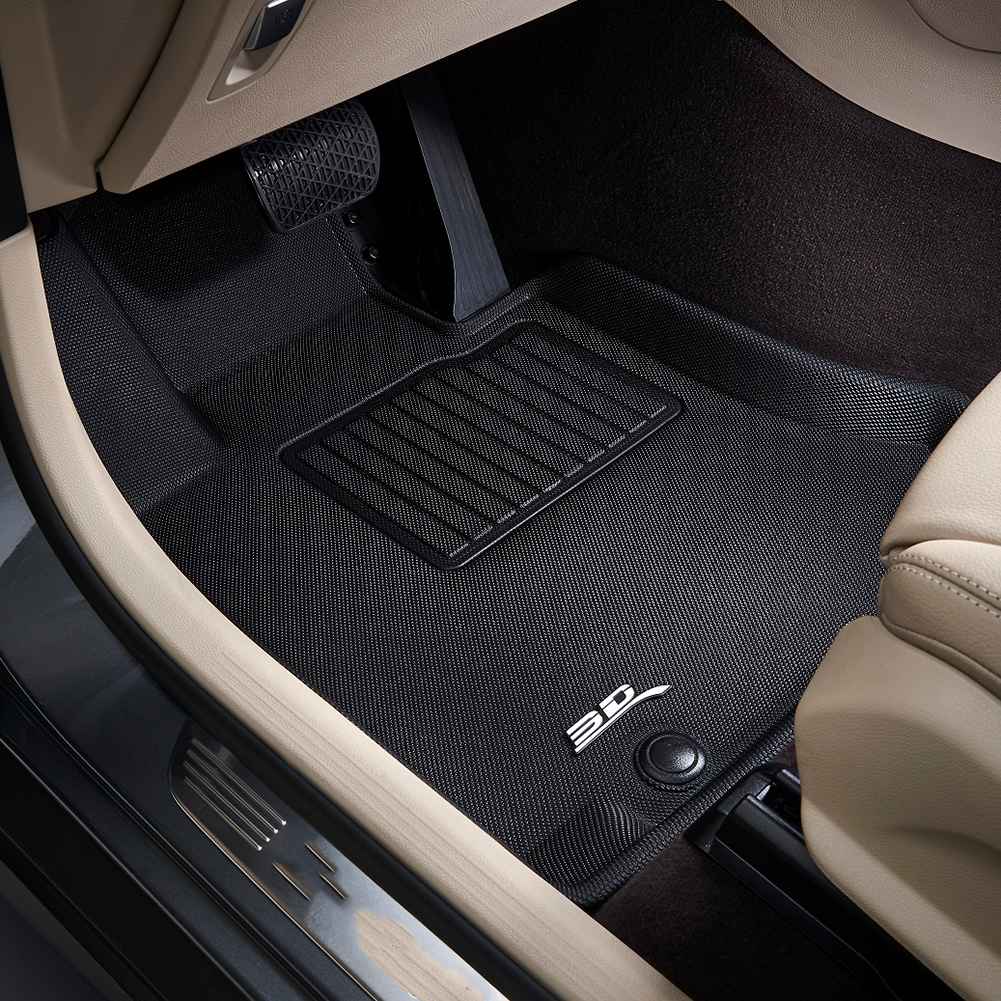 C7 Corvette 3D MAXpider KAGU Rubber/All Weather Floor Mats - Black : C7 Stingray, Z51, Z06, Grand Sport, ZR1