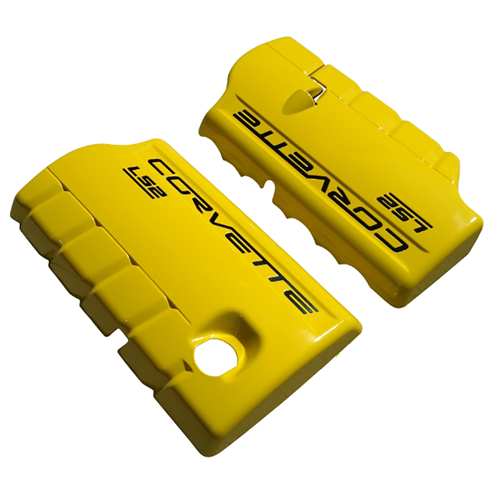 Corvette Fuel Rail Covers - Custom Painted : C6 LS2 - Standard without Dry Sump