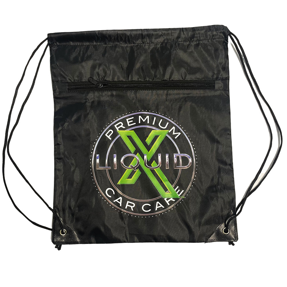 Liquid X Drawstring Backpack : Black