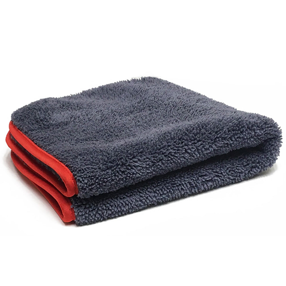 Liquid X Supersized Professional Grade Premium Microfiber Drying Towels with Red Edge - 20" x 40"