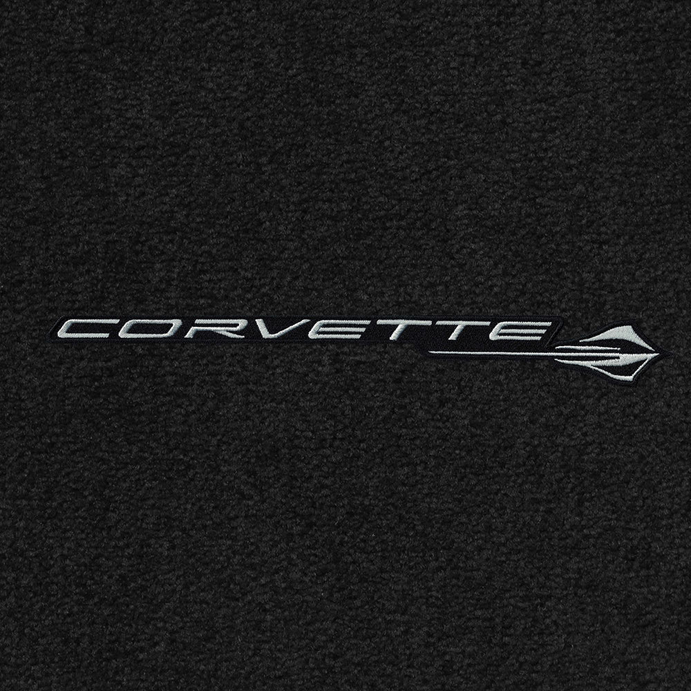 C8 Corvette Floor Mats - Lloyds Mats with Corvette Script And Stingray Logo