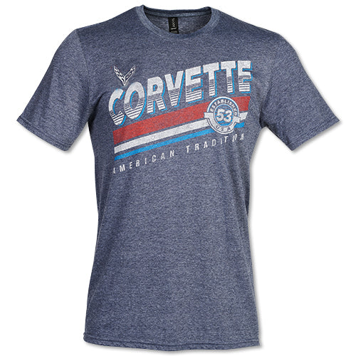 Corvette American Tradition T-shirt : Navy