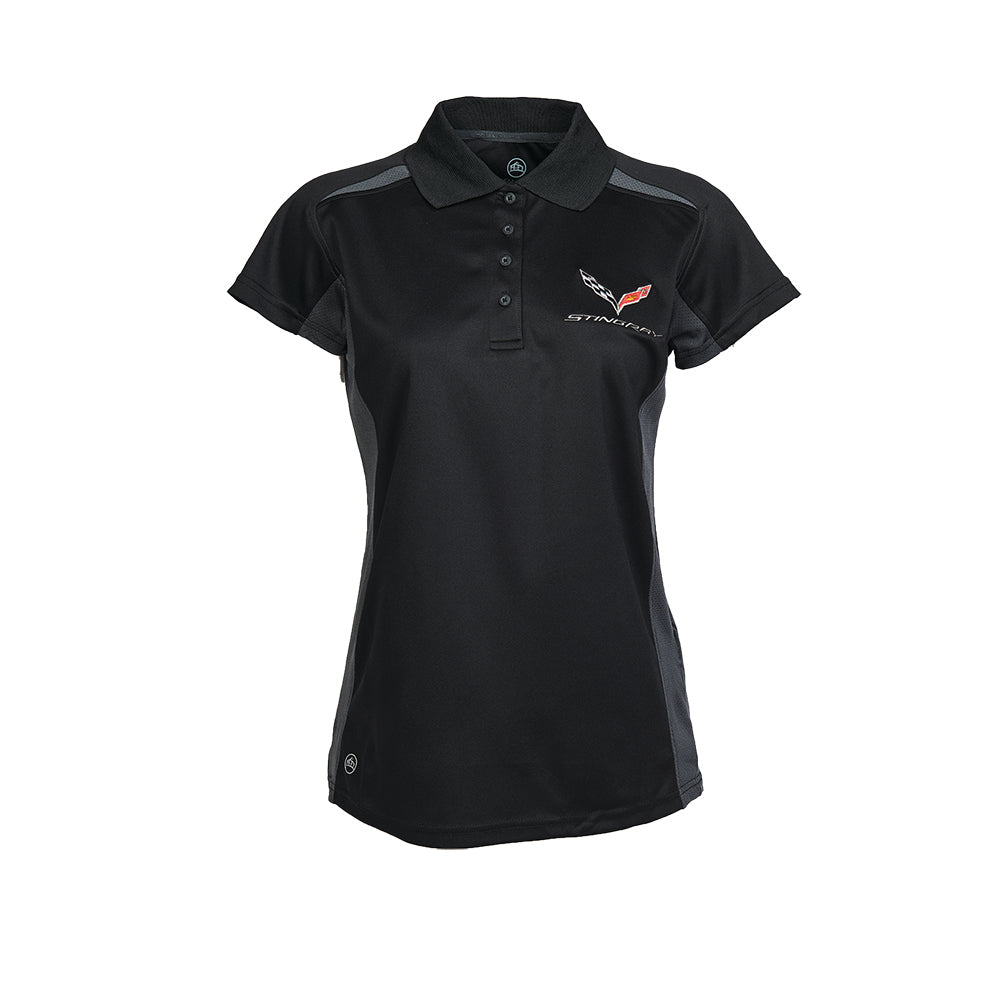 Corvette Ladies Stingray Match Tech Polo : C7 Stingray