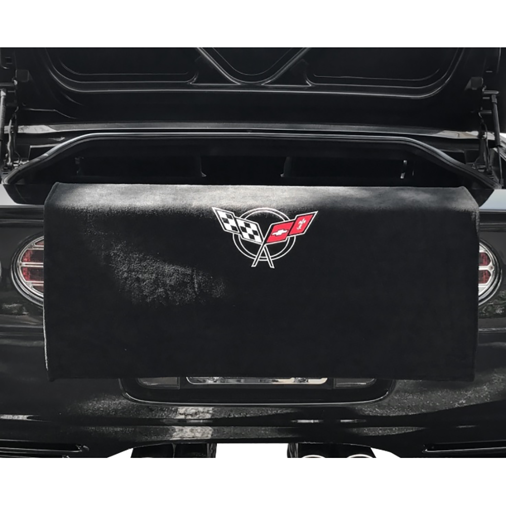 Corvette Seat Armour Trunk Towel Protector - Black : 1997-2004 C5 & Z06