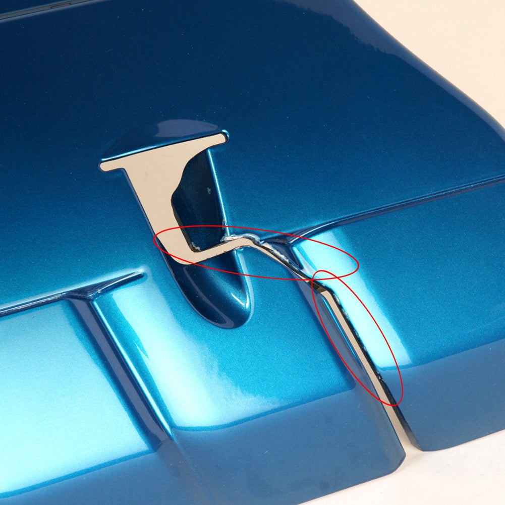 Corvette Fuel Rail Covers - 6 Speed Manual/Dry Sump - Jet Stream Blue : 2008-2013 C6 LS3 Grand Sport