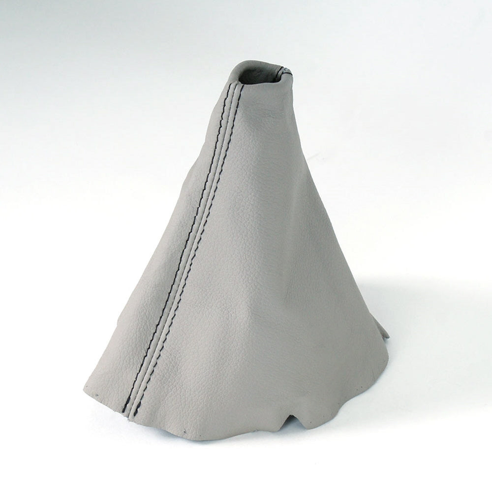 Corvette Leather Manual Shift Boot - Steel Gray : 2005-2013 C6 all