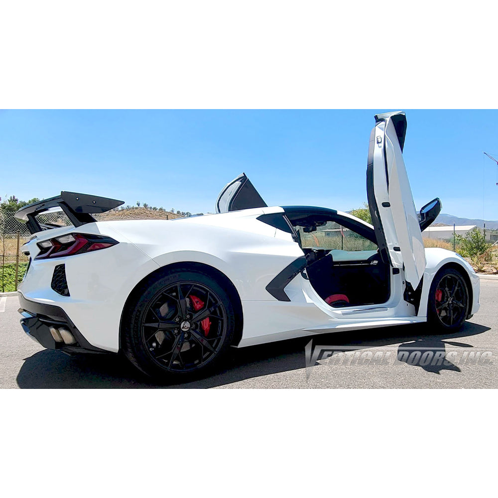 Corvette Lambo Style Vertical Doors - Hinge Conversion Kit : C8 2020-2025