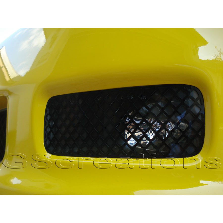 Corvette Driving / Fog Light Black Mesh Cover Kit : 2005-2013 C6 Z06. Grand Sport, ZR1