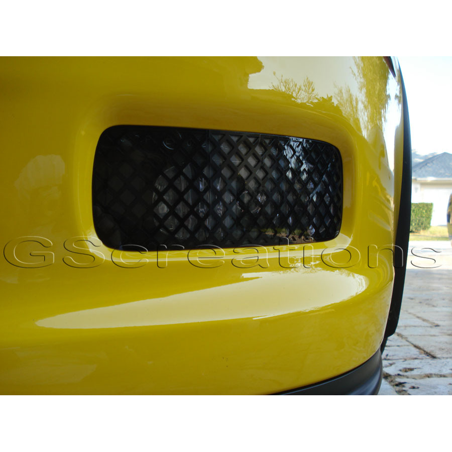 Corvette Driving / Fog Light Black Mesh Cover Kit : 2005-2013 C6 Z06. Grand Sport, ZR1