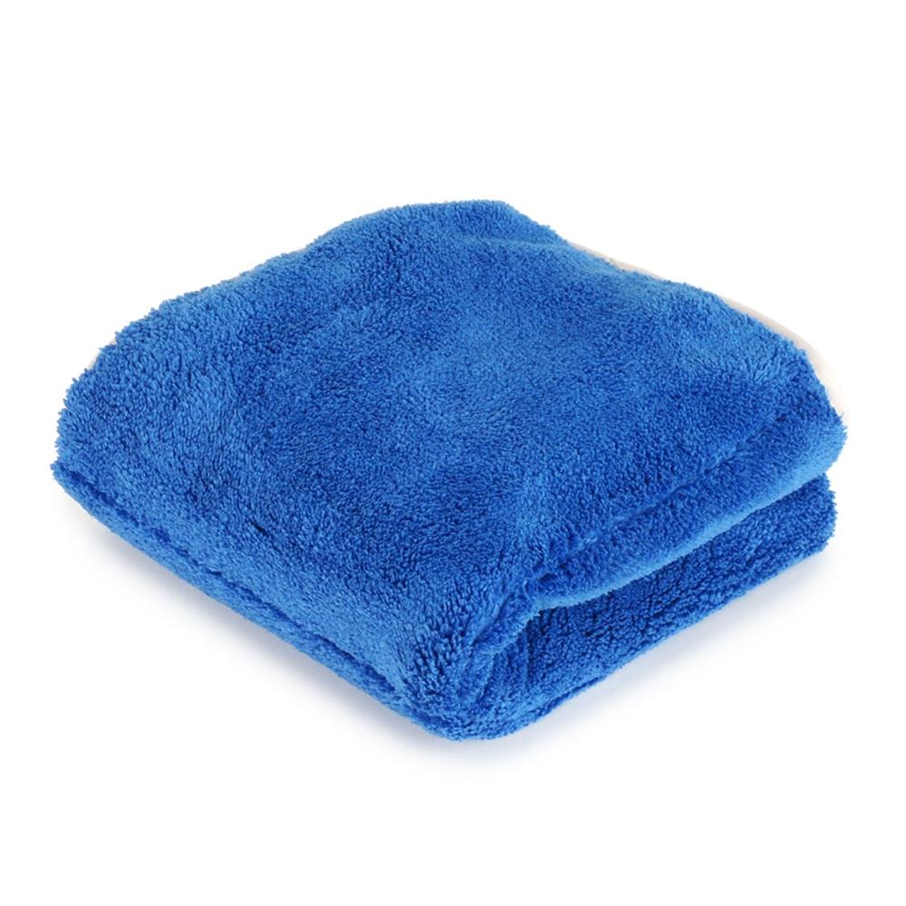 Big Blue Premium - Ultra Thick Plush Micro Fiber Drying Towel - 16" x 16"