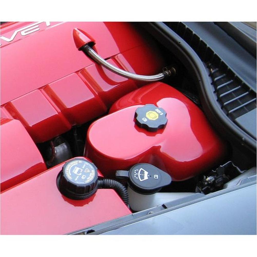 Corvette Brake Reservoir/Booster Cover - Custom Painted Victory Red : C6