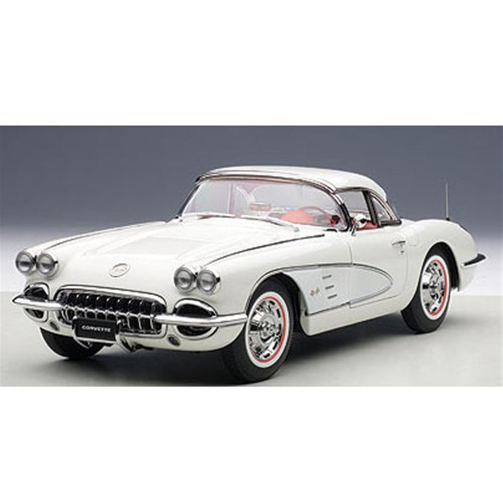 C1 Corvette - Die Cast 1:18 - Snowcrest White : 1958 C1