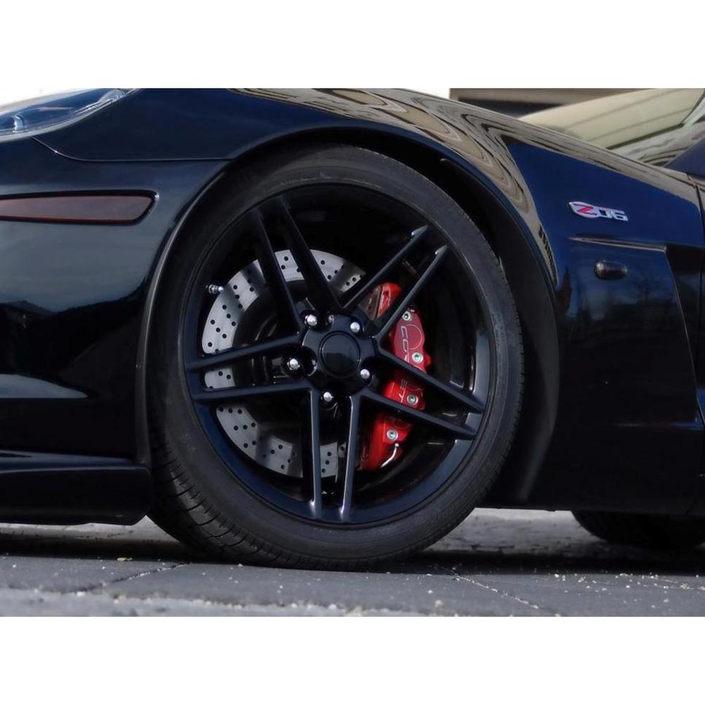 C6Z06 Style Corvette Wheels (Set): Gloss Black