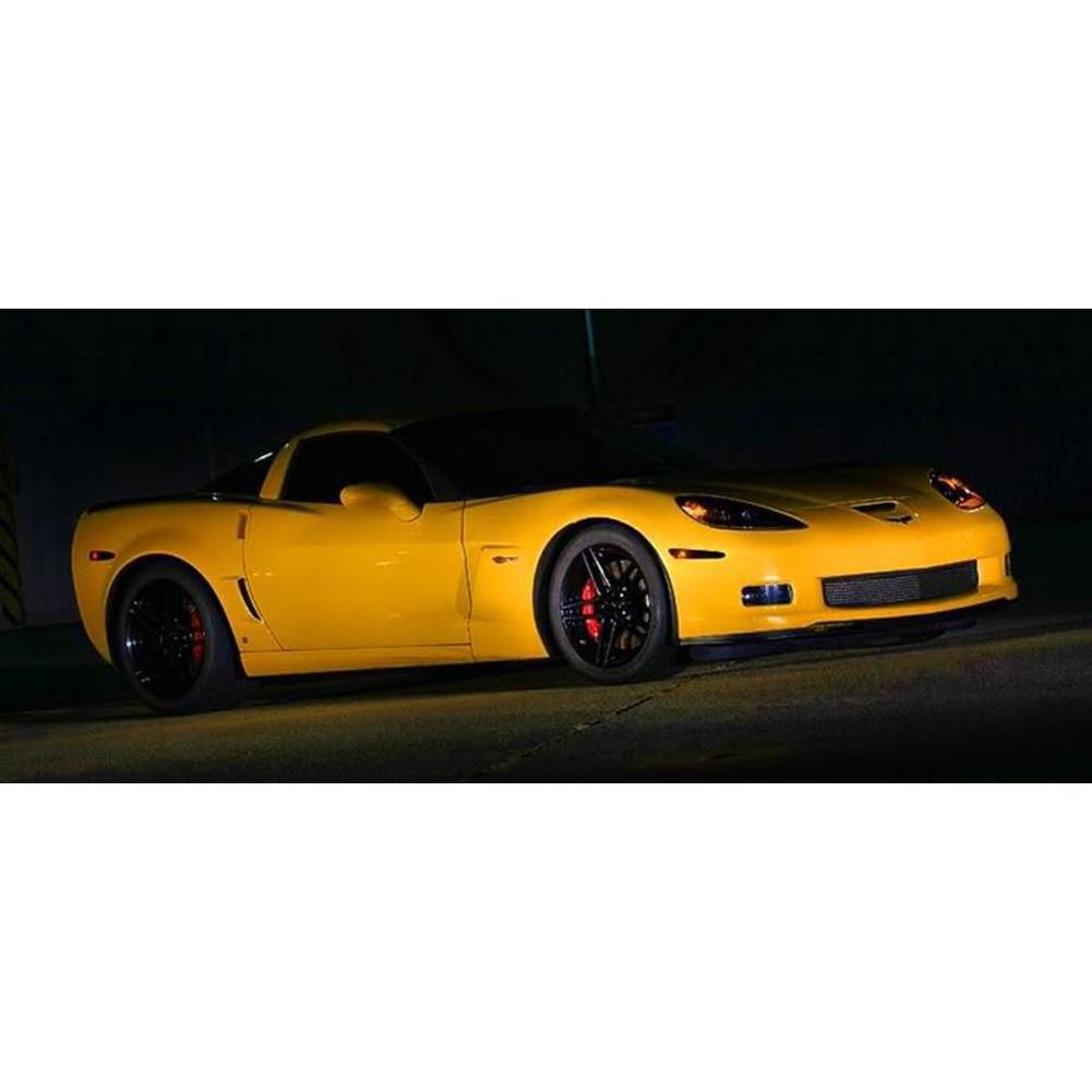 C6Z06 Style Corvette Wheels (Set): Gloss Black