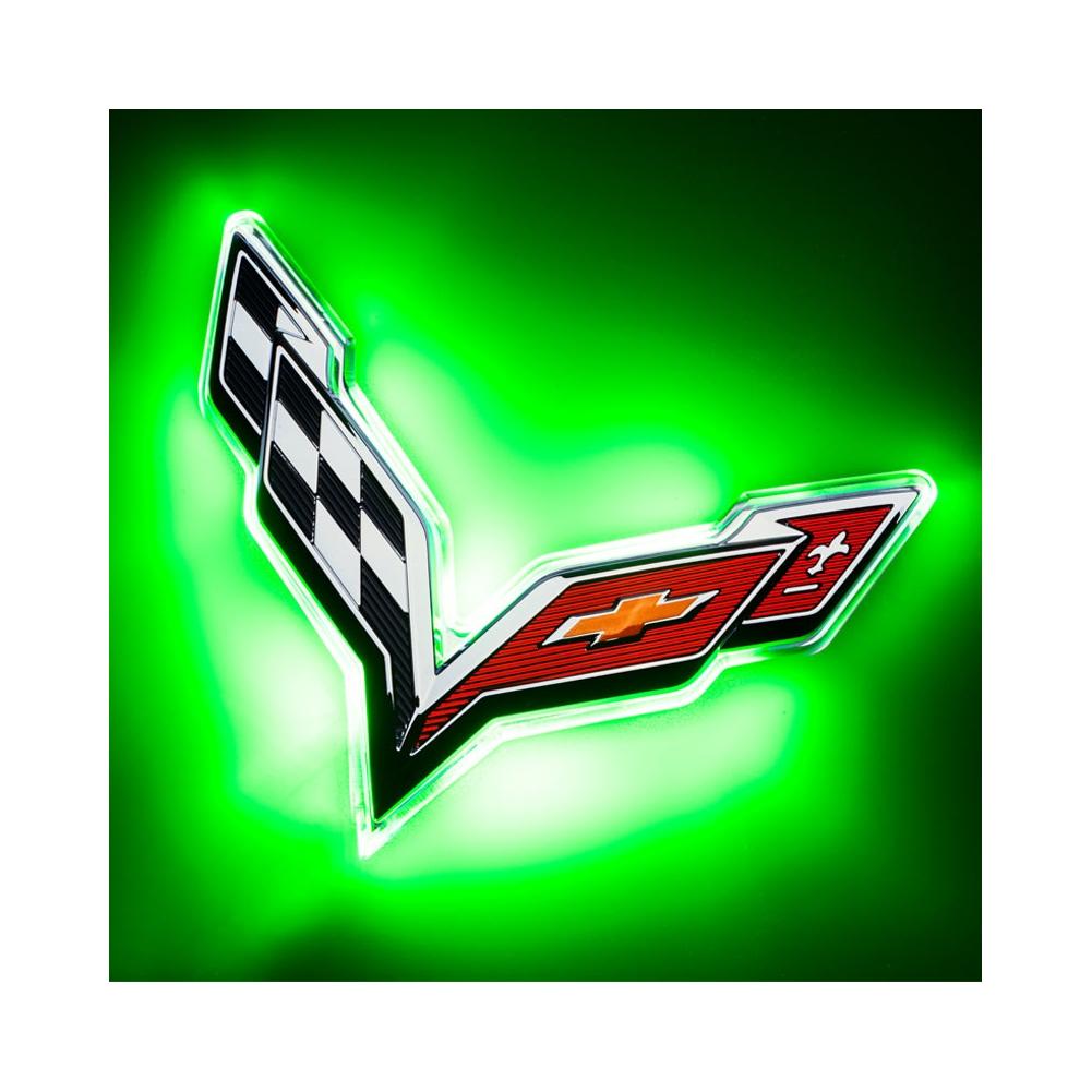 C7 Corvette Illuminated LED Rear Emblem - ORACLE™ : C7 Stingray, Z51 & Z06