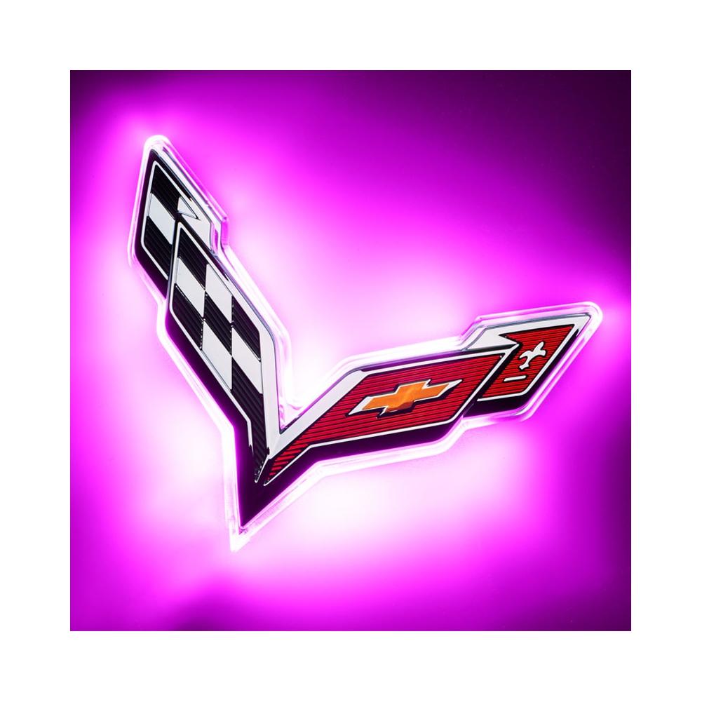 C7 Corvette Illuminated LED Rear Emblem - ORACLE™ : C7 Stingray, Z51 & Z06