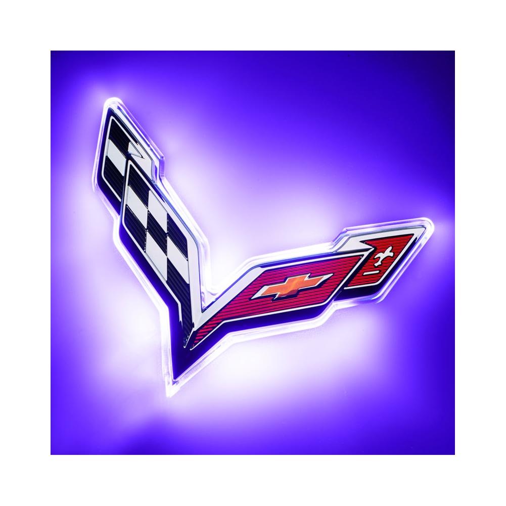 C7 Corvette Illuminated LED Rear Emblem - ORACLE™ : C7 Stingray, Z51 & Z06