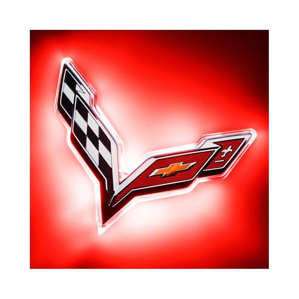 C7 Corvette Illuminated LED Rear Emblem - ORACLE™ : C7 Stingray, Z51 & Z06