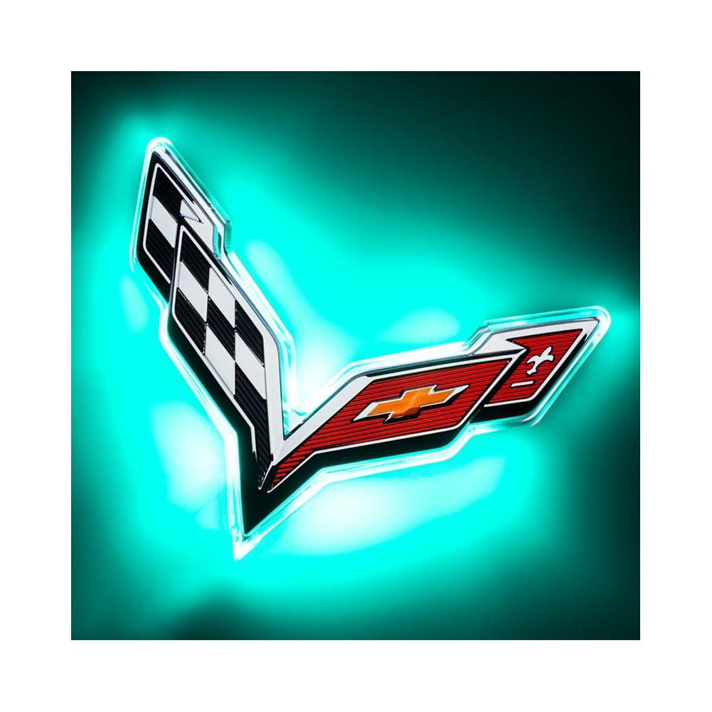 C7 Corvette Illuminated LED Rear Emblem - ORACLE™ : C7 Stingray, Z51 & Z06
