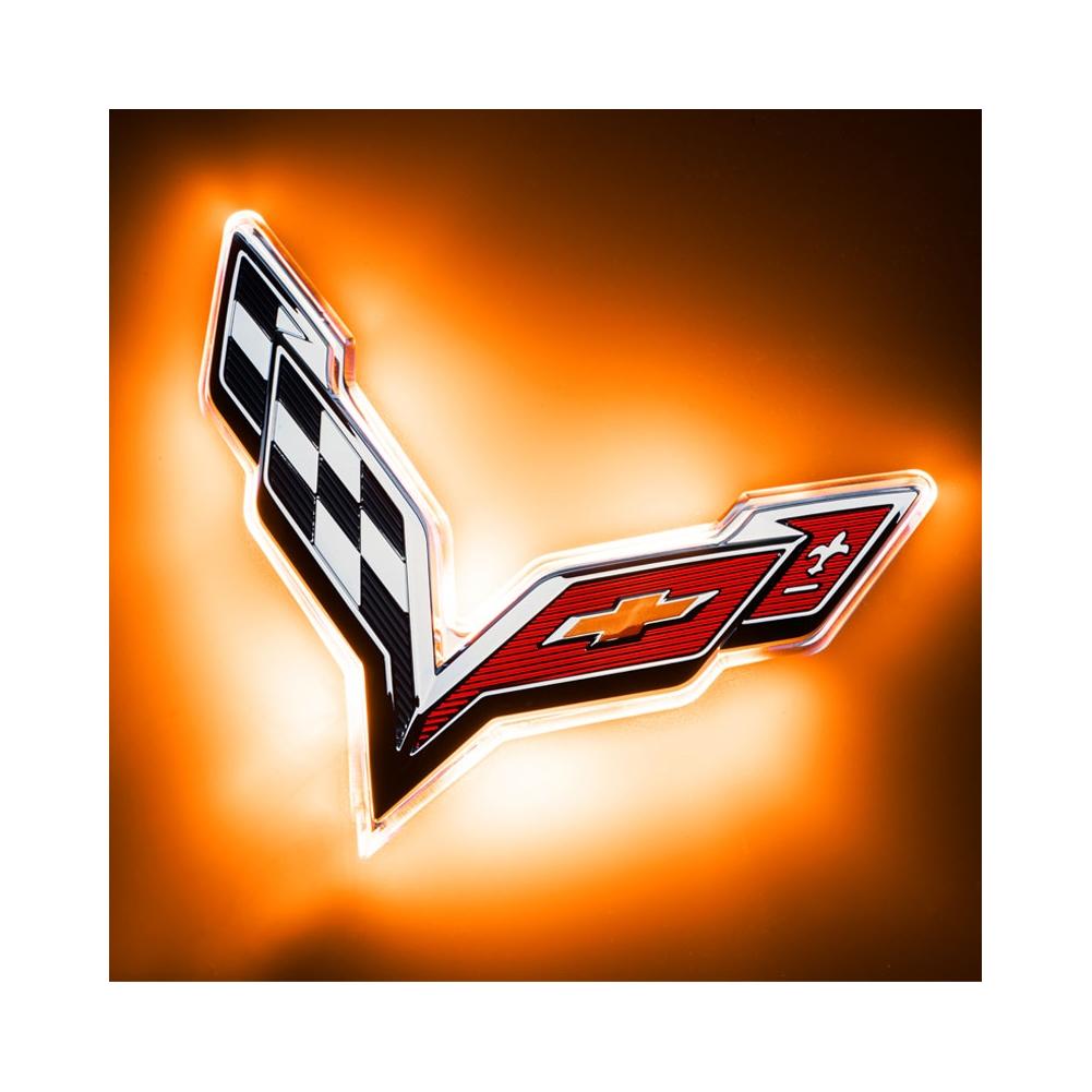 C7 Corvette Illuminated LED Rear Emblem - ORACLE™ : C7 Stingray, Z51 & Z06