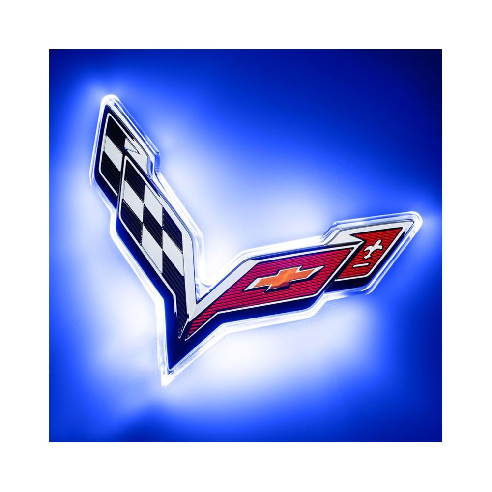 C7 Corvette Illuminated LED Rear Emblem - ORACLE™ : C7 Stingray, Z51 & Z06