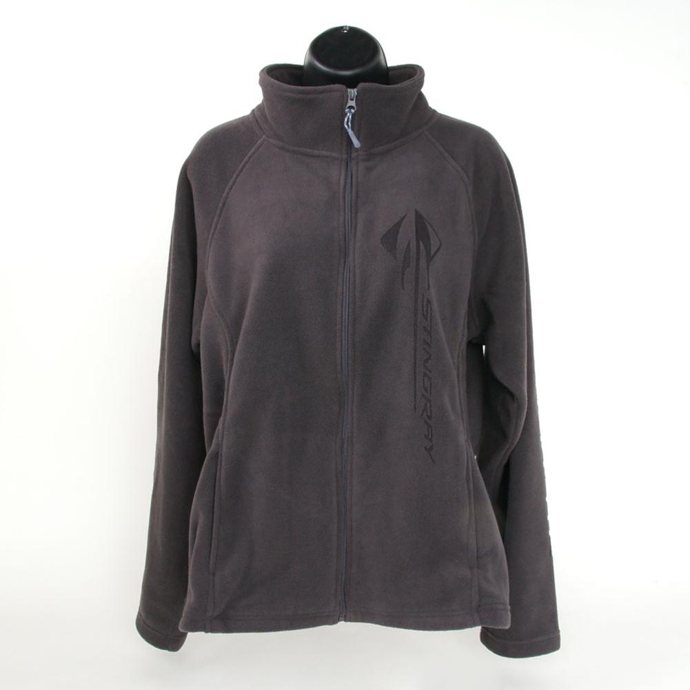 C7 Corvette Ladies Sonoma Full-Zip Micro-fleece Jacket : Charcoal