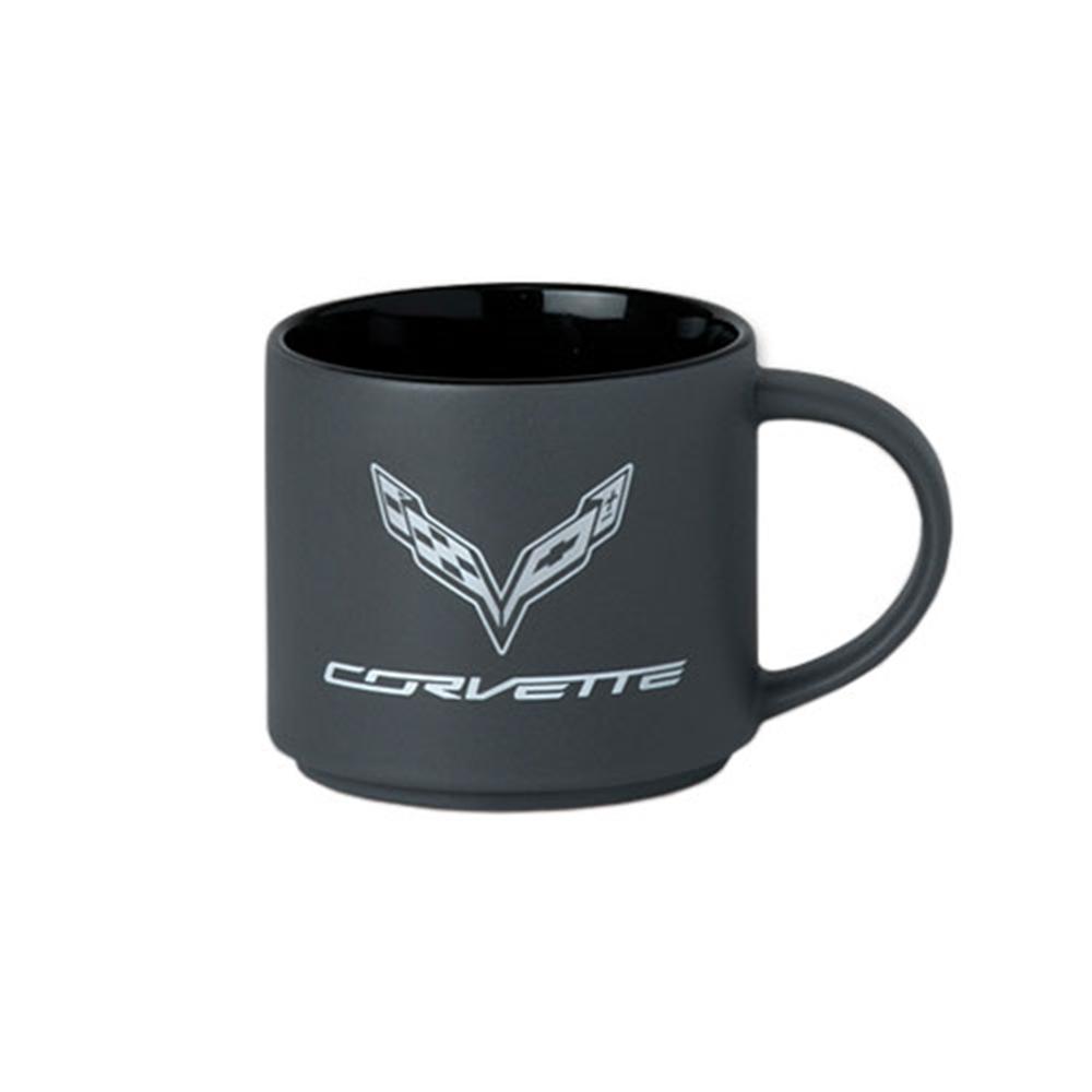 C7 Corvette Matte Grey Coffee Mug : Black Center