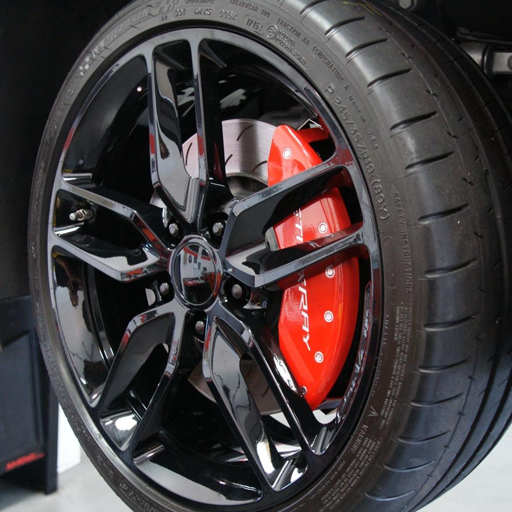 C7 Corvette Stingray Brake Caliper Cover Set with "STINGRAY" Script : Red CLEARANCE: