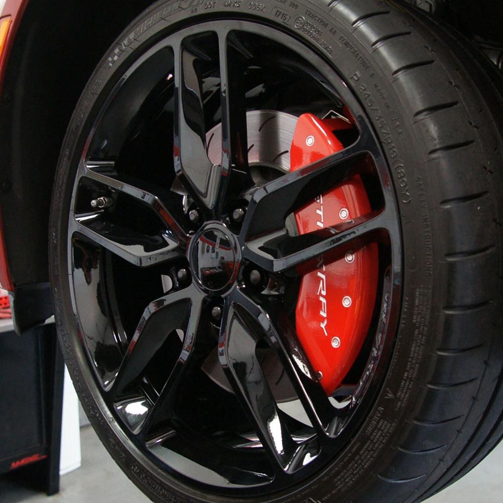 C7 Corvette Stingray Brake Caliper Cover Set with "STINGRAY" Script : Red CLEARANCE: