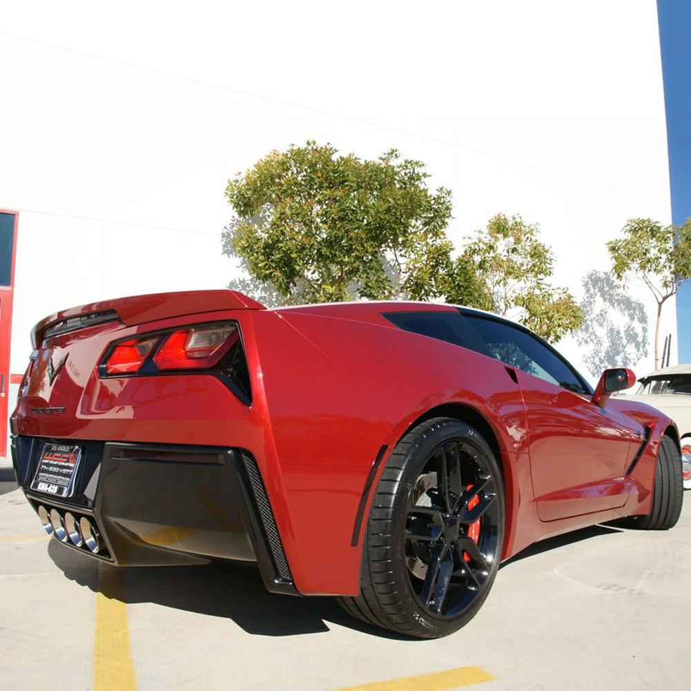 C7 Corvette Stingray Brake Caliper Cover Set with "STINGRAY" Script : Red CLEARANCE: