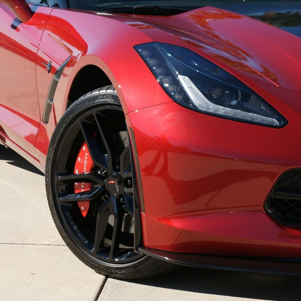 C7 Corvette Stingray Brake Caliper Cover Set with "STINGRAY" Script : Red CLEARANCE: