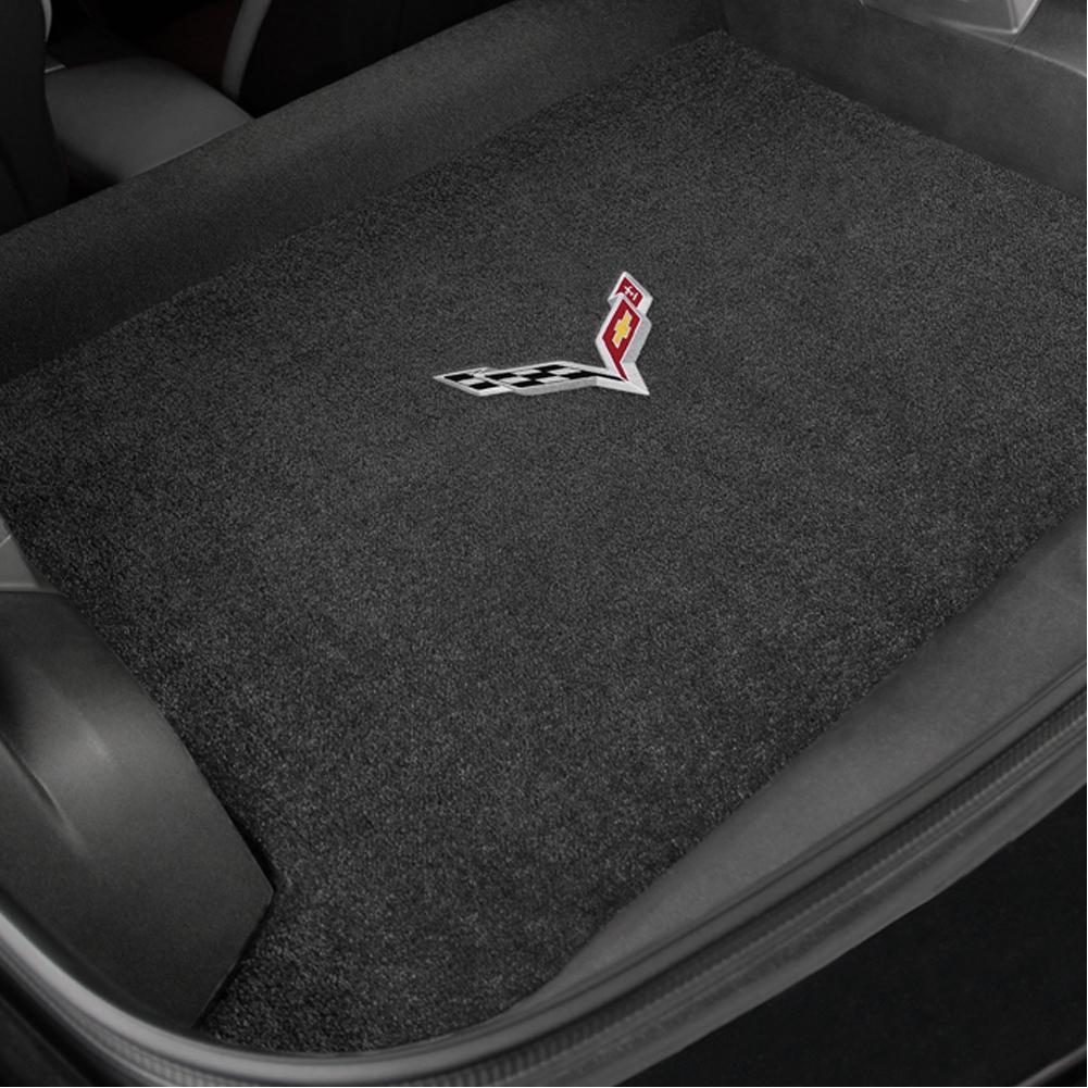 C7 Corvette Stingray Cargo Mat Coupe - Lloyds Mats with C7 Crossed Flags