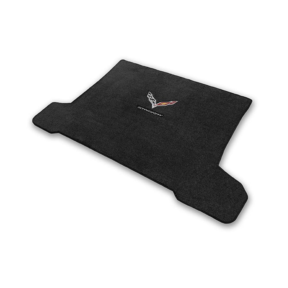 C7 Corvette Stingray Cargo Mat Coupe - Lloyds Mats with Crossed Flags & Stingray Script