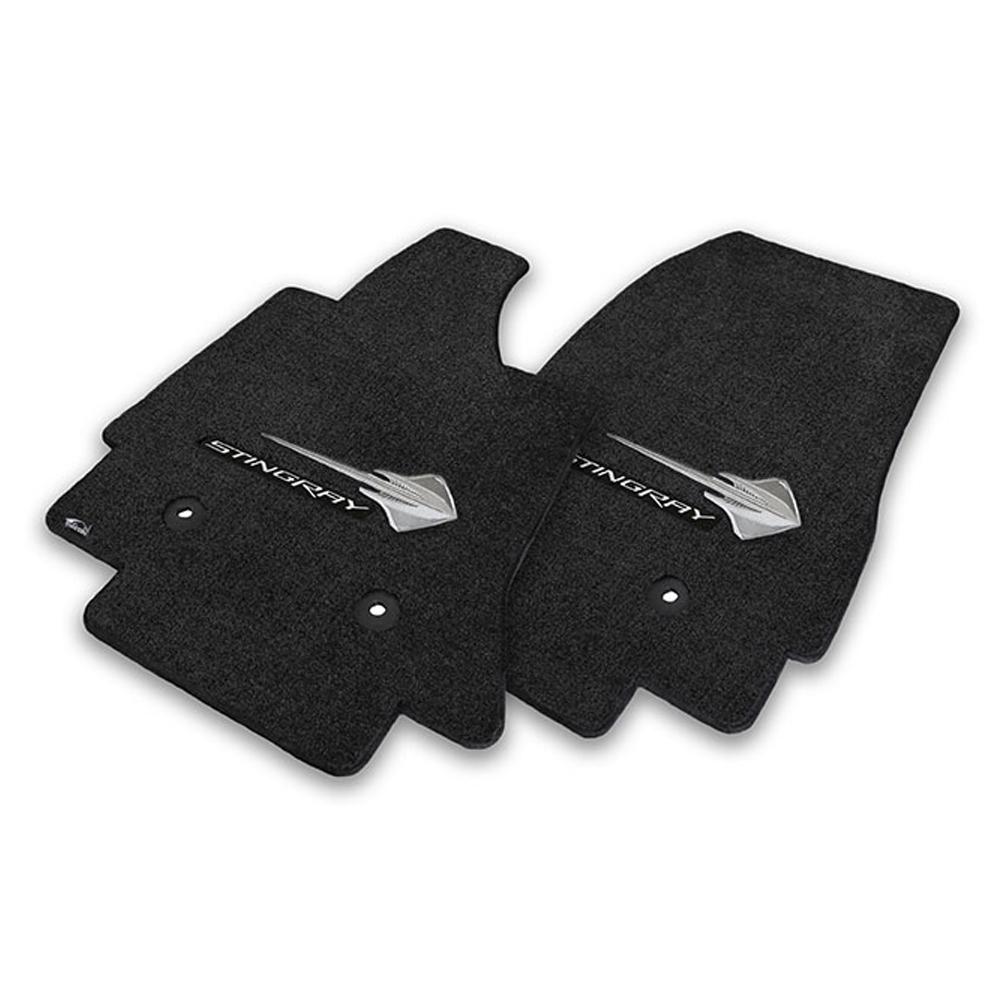 C7 Corvette Stingray Floor Mats - Lloyds Mats with C7 Stingray Emblem & Stingray Script