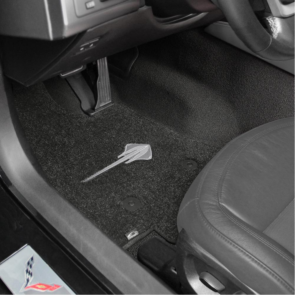 C7 Corvette Stingray Floor Mats - Lloyds Mats with Stingray Emblem