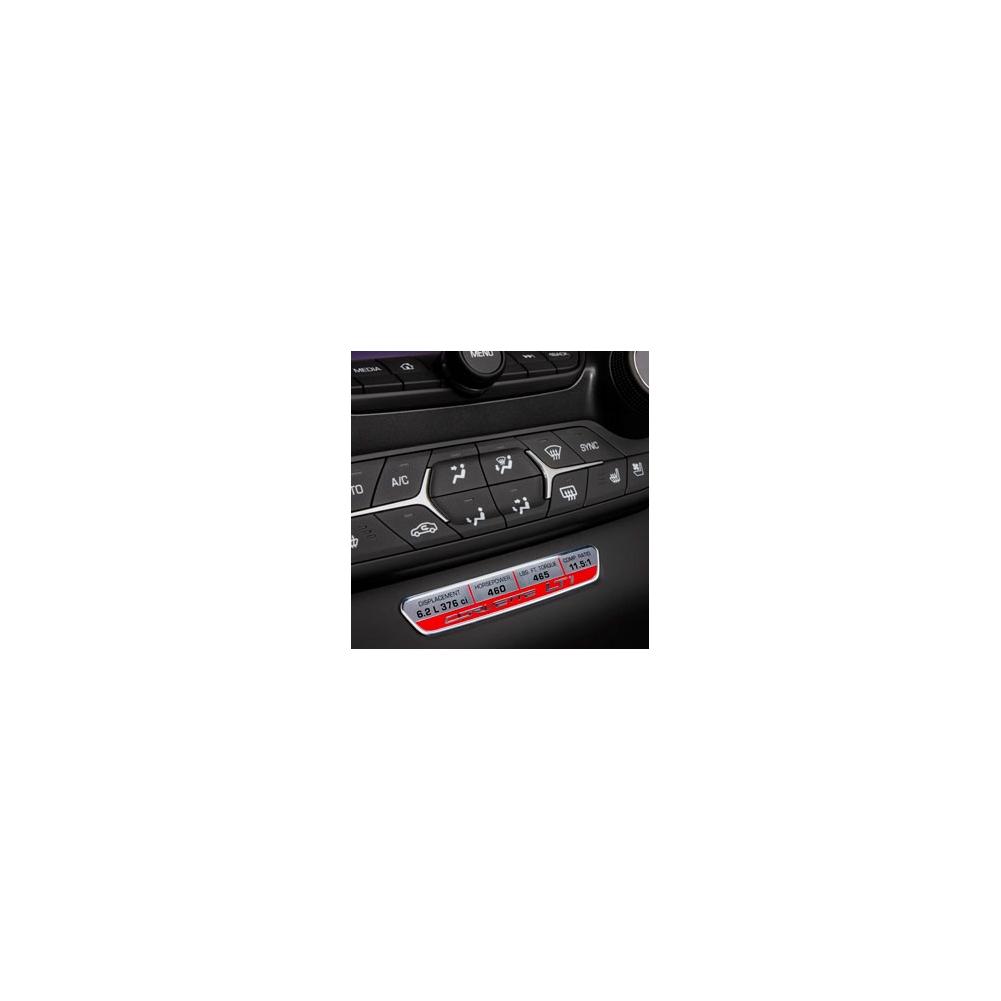 C7 Corvette Stingray Interior Dash Trim Badge - LT1 Performance Logo