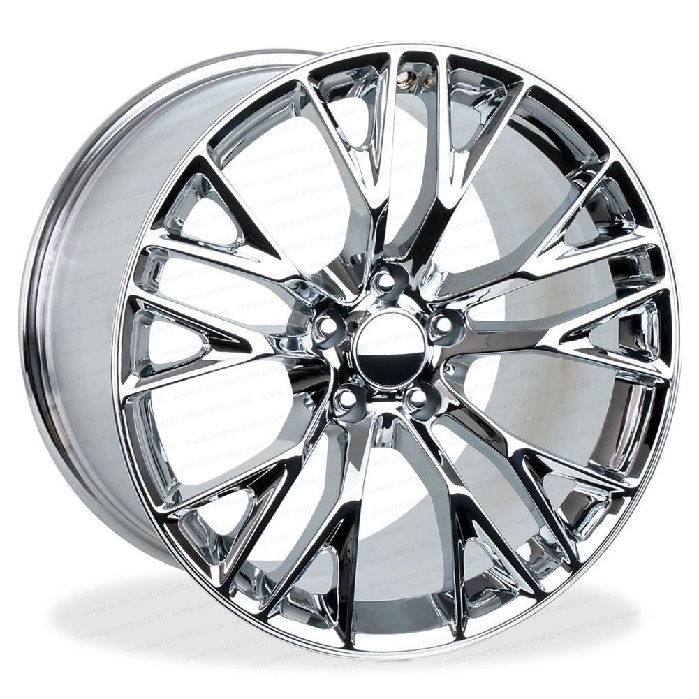 C7 Corvette Z06 Style Reproduction Wheels (Set) : Chrome