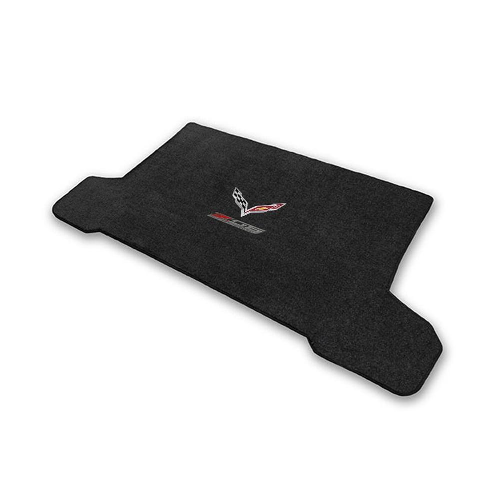 C7 Corvette Z06 w/ Crossed Flags Cargo Mats - Lloyds Mats: Z06