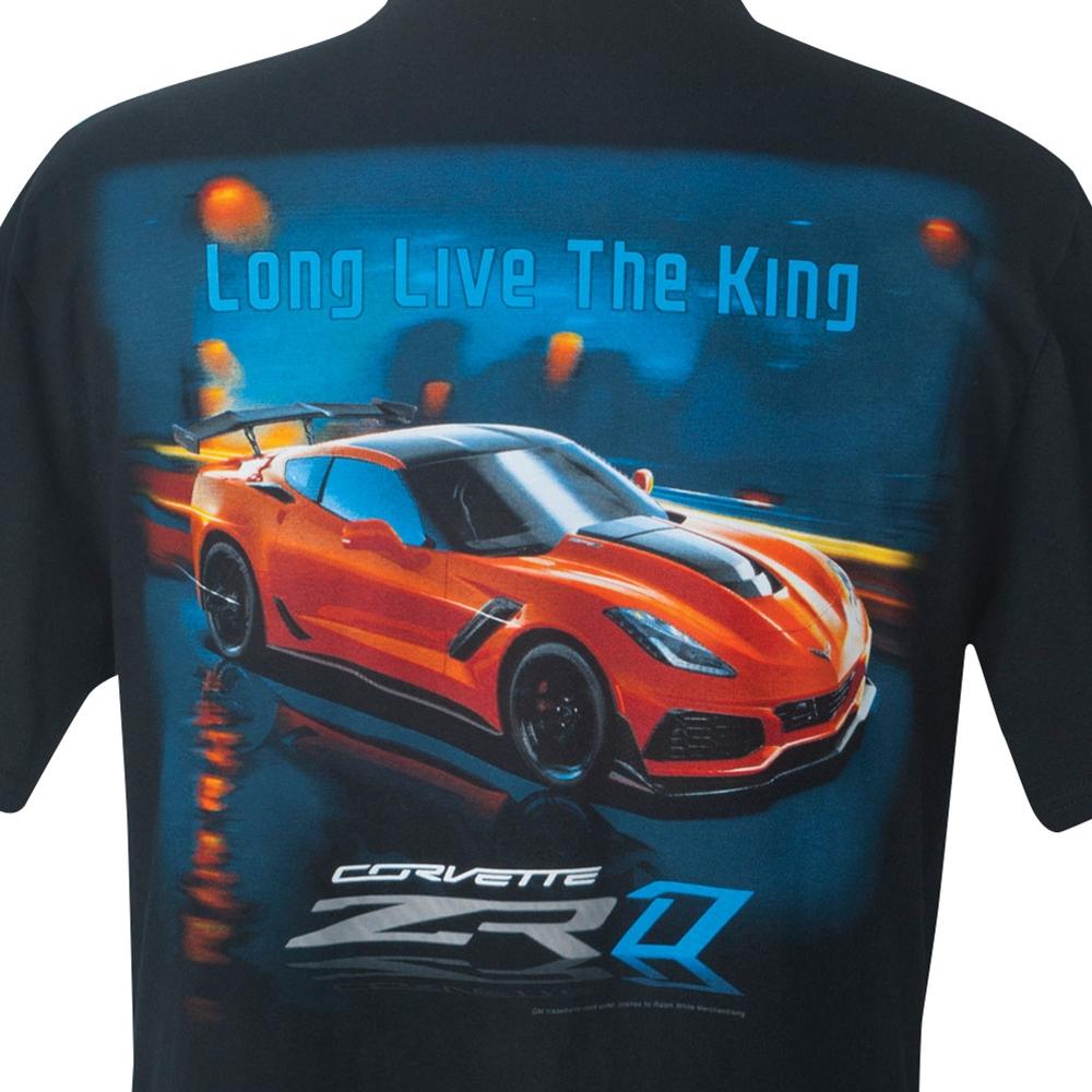 C7 Corvette ZR1 Long Live The King T-Shirt : Black