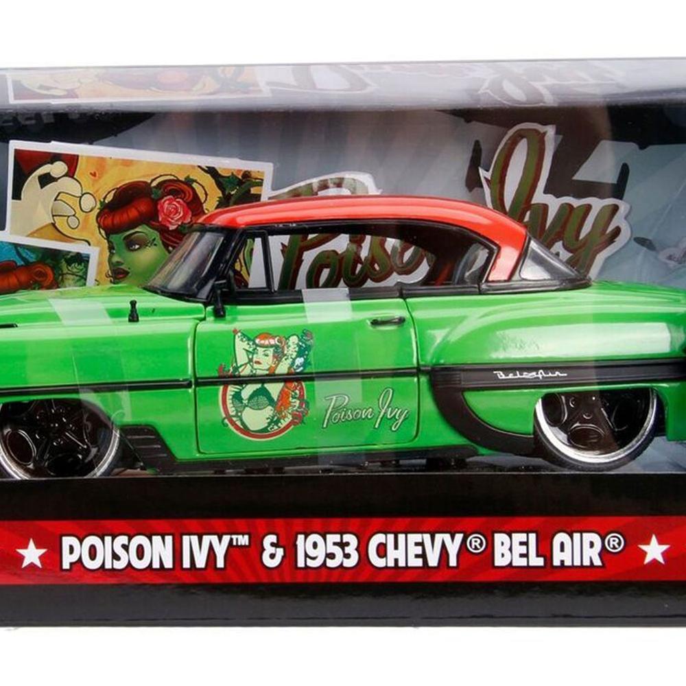 Chevrolet Bel Air Poison Ivy - Green/Red - Die-Cast Figure 1:24 - DC Comics Bombshells : 1953