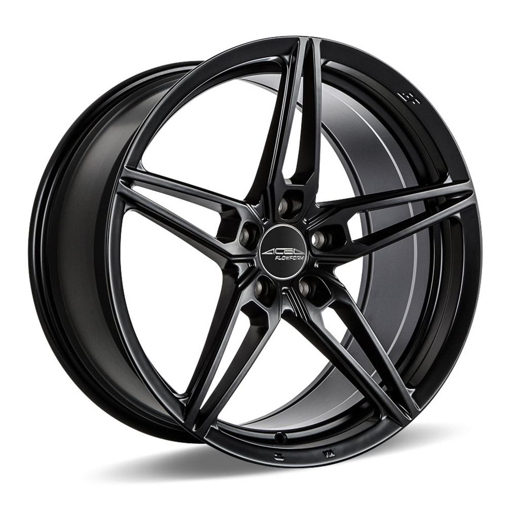 Corvette ACE Flow Form AFF01 Wheels - Matte Black : C7 Z06