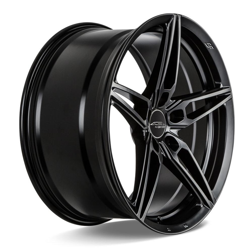 Corvette ACE Flow Form AFF01 Wheels - Matte Black : C7 Z06
