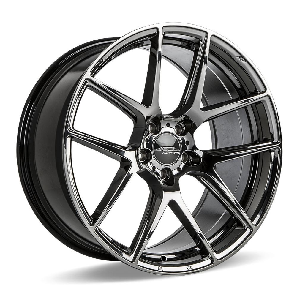 Corvette ACE Flow Form AFF02 Wheels - Black Chrome : C7 Z06