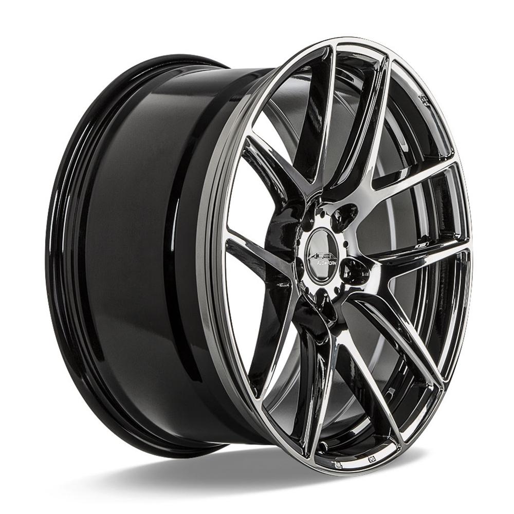 Corvette ACE Flow Form AFF02 Wheels - Black Chrome : C7 Z06