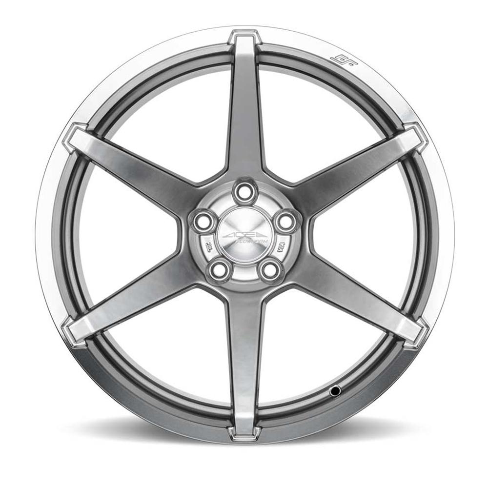 Corvette ACE Flow Form AFF06 Wheels - Liquid Silver Machined : C7 Z06