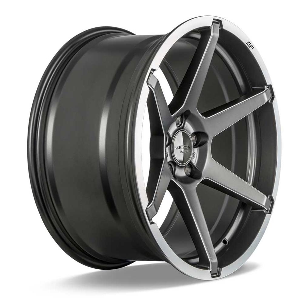 Corvette ACE Flow Form AFF06 Wheels - Titanium Machined Lip : C7 Z06